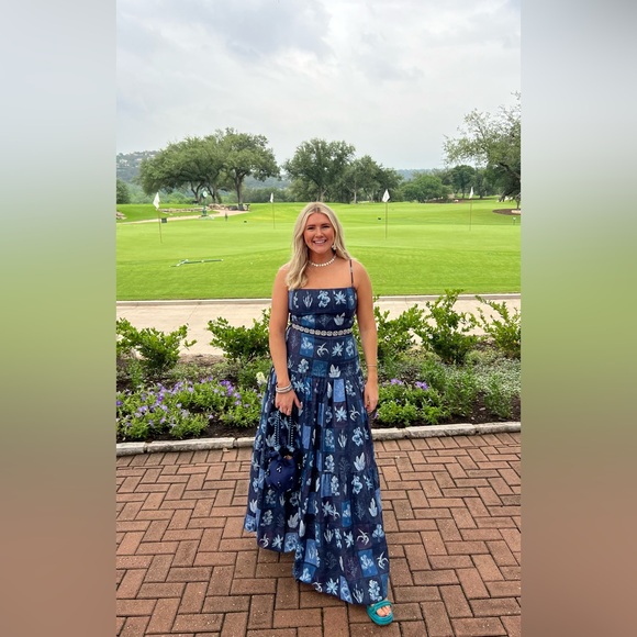 Agua by Agua Bendita Lima algae dress size large - Picture 5 of 5